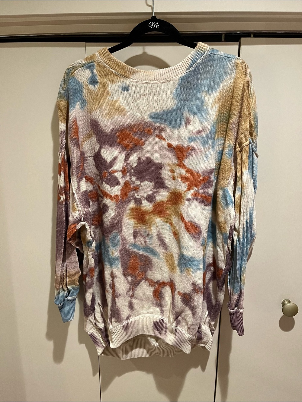 Tie-Dye Lightweight Pullover Sweater